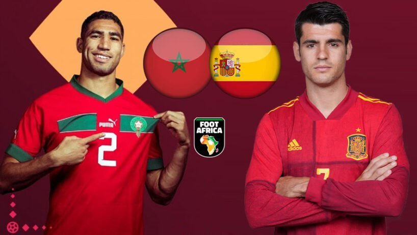 Maroc Espagne Les Compositions Officielles