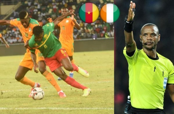 Janni Sikazwe - Arbitre Cameroun vs CÃ´te d'Ivoire