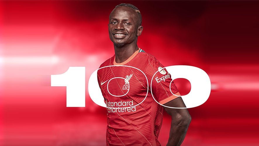 Sadio Mané - 100 buts en Premier League