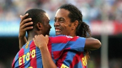 Eto'o et Ronaldinho