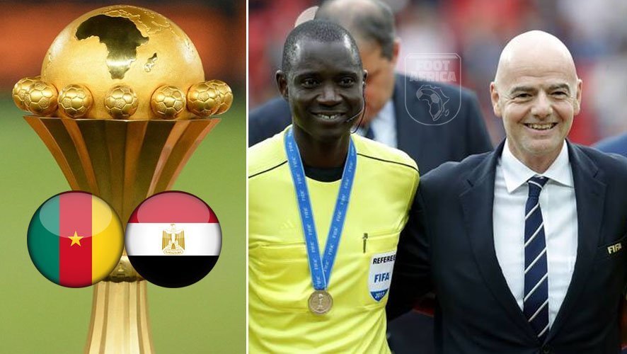Arbitre Cameroun vs Egypte