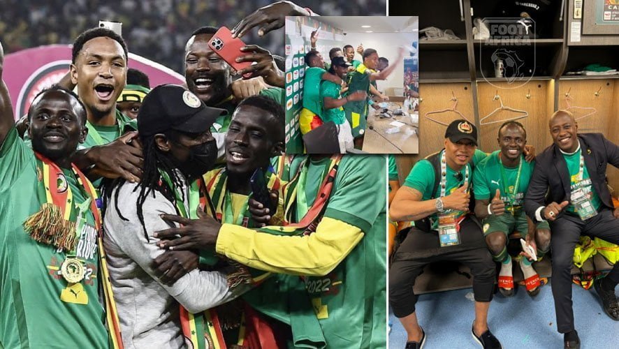 Sénégal - CAN 2022 - vestiaires