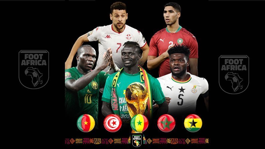 Mondial 2022 les 5 representants de lAfrique a la Coupe du Monde