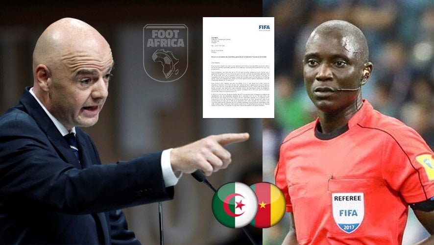 Algerie Cameroun Lettre FIFA a Bakary Gassama