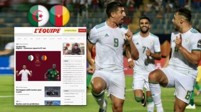 Algérie - Cameroun - rejoué L'Equipe