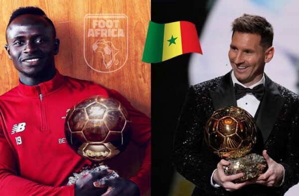 Sadio Mané - Lionel Messi - Ballon d'Or 2022