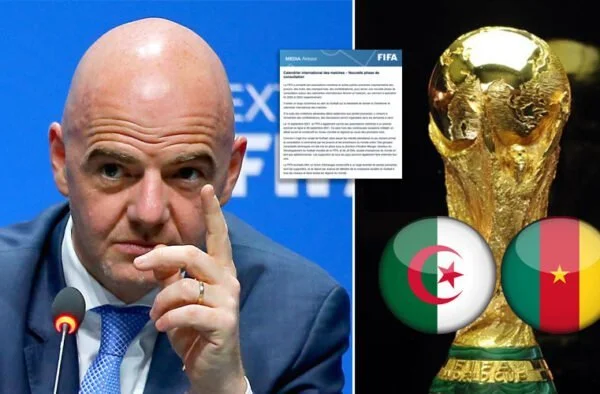 Algérie - Cameroun - communiqué FIFA