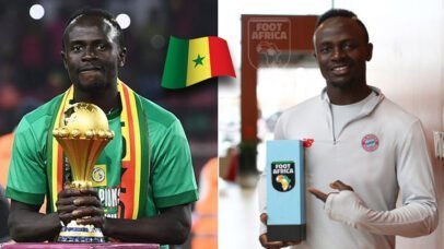 Sadio Mane Joueur senegalais de la saison