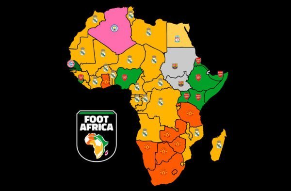 Les clubs européens les plus populaires en Afrique