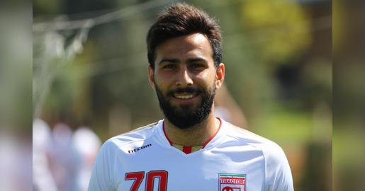 le joueur iranien Amir Reza Nasr Azadani,