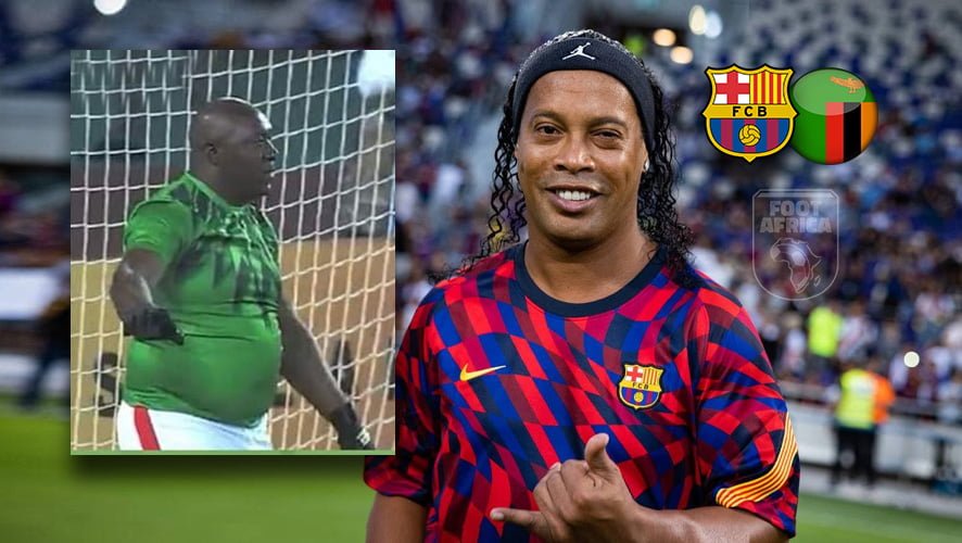 Ronaldinho - Zambie - légendes FC Barcelone